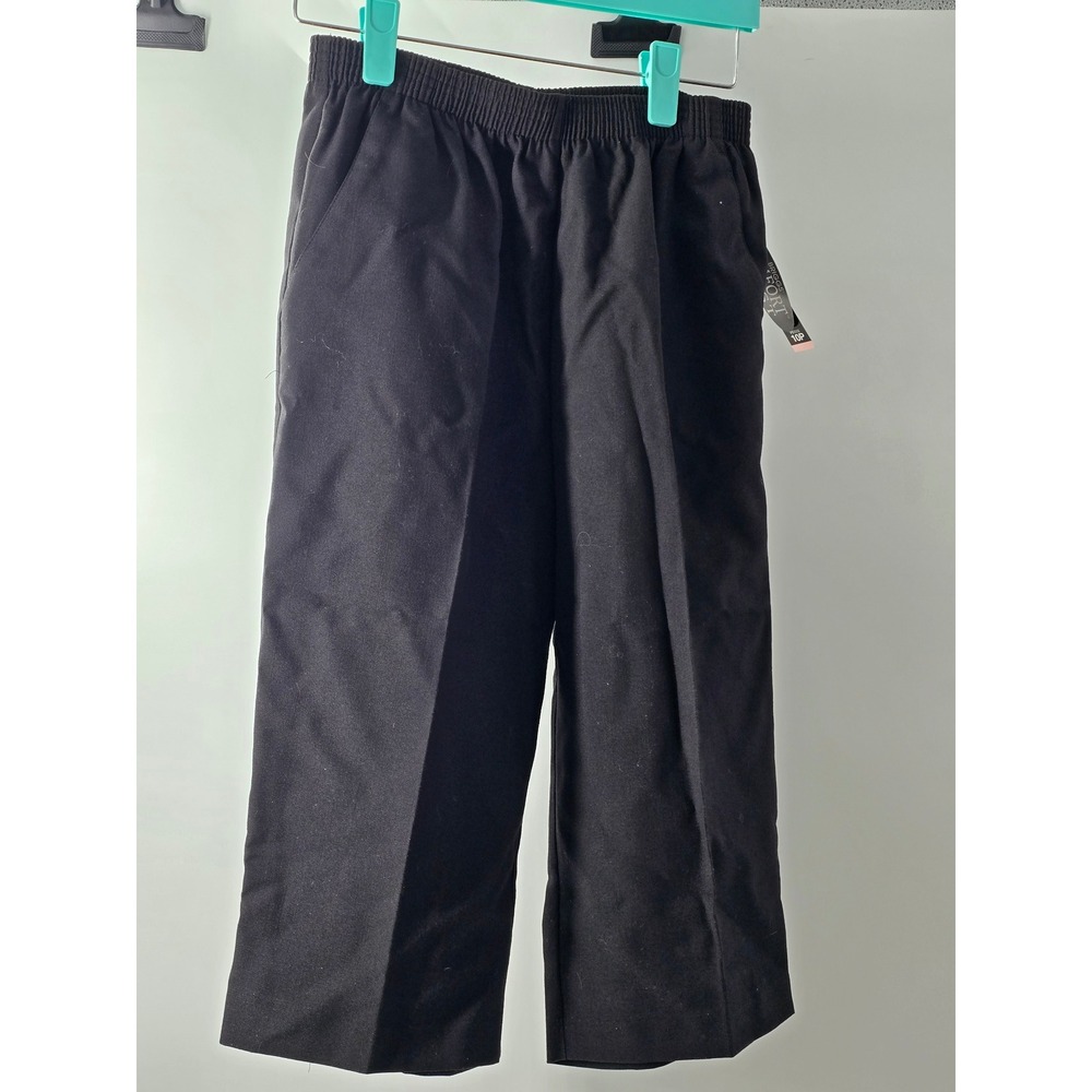Briggs New York Womens Black Comfort Waist Dress‎ Pants 10P Petite 2002551BR NWT